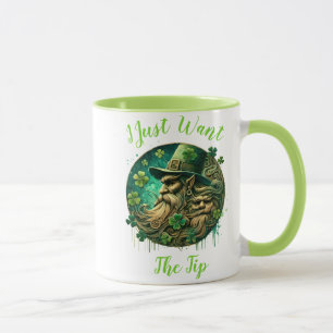 Caneca Dupla Leprechaun Salvando Uma Ponta