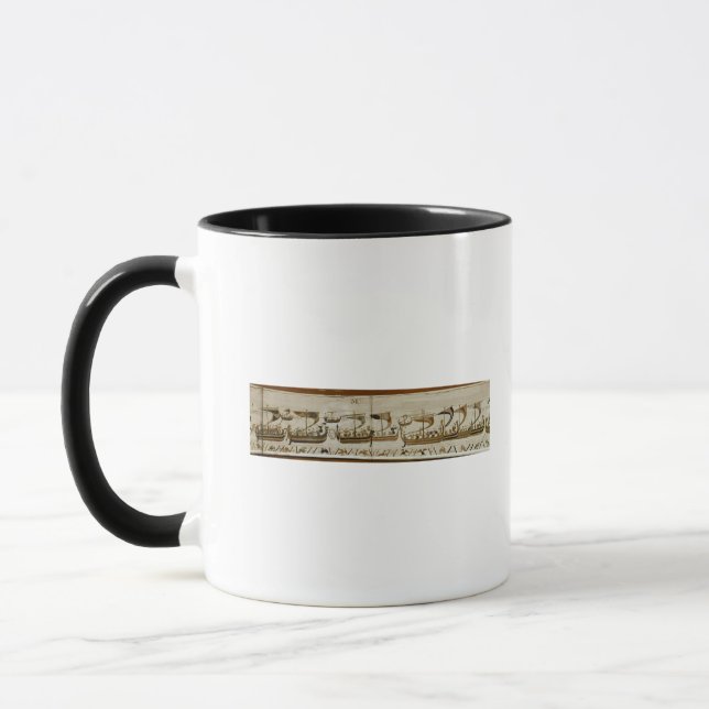 Caneca Duque William e sua cruz Pevensey da frota (Esquerda)