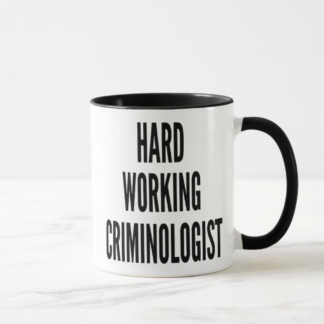 Caneca Duro Criminologista Mug (Direita)
