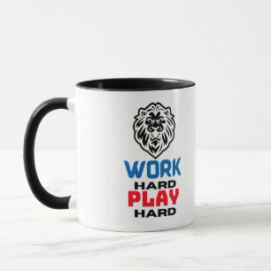 CANECA DURO DE REPRODUÇÃO DE DUROS DE TRABALHO, LION