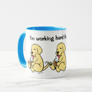 Caneca duro de trabalho para os meus laboratórios!! Labra