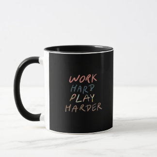 Caneca Duro De Trabalho, Tocar Tão Duro