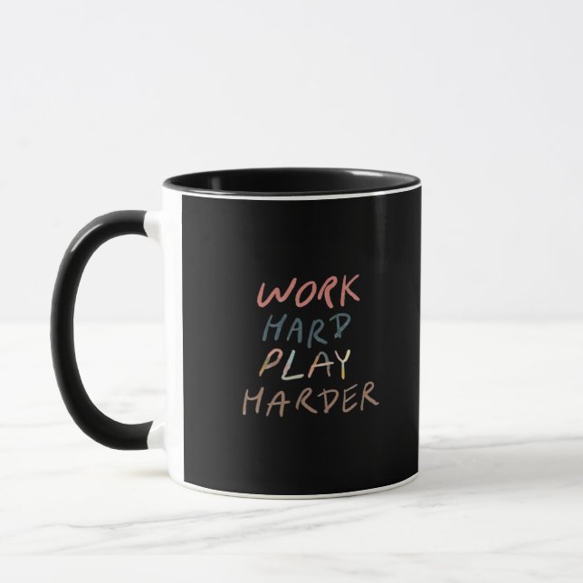 Caneca Duro De Trabalho, Tocar Tão Duro (Esquerda)