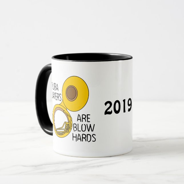 Caneca Duros de sopro de Tuba (Frente Esquerda)