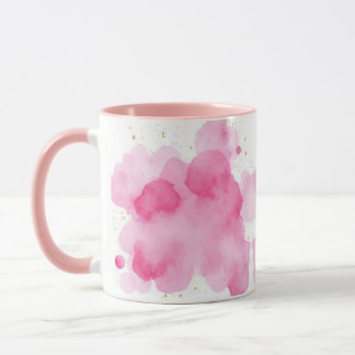 Caneca Dusty Rose Sprinkled Gold Mug Tasse