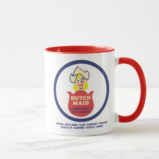 Caneca Dutch Maid Laundromat e Dry Cleaners, Illinois (Direita)