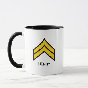 Caneca E-4 Corporal do Exército dos EUA