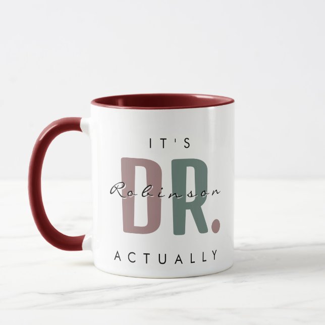 Caneca É a Dra. [Nome Personalizado] Mug. (Esquerda)