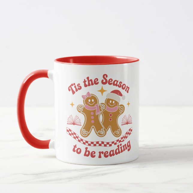 Caneca É a Época de Ler o Natal Escolar  (Esquerda)
