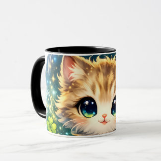 Caneca e Almofada de Gato Mágico Adorável – Fantas