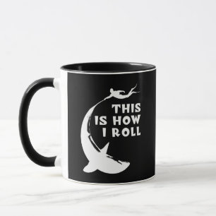 Caneca É Assim Que Eu Rolo - Mergulho Scuba Com Tubarão