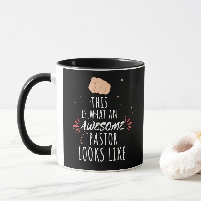 Caneca É assim que um pastor incrível se parece (Com Donut)