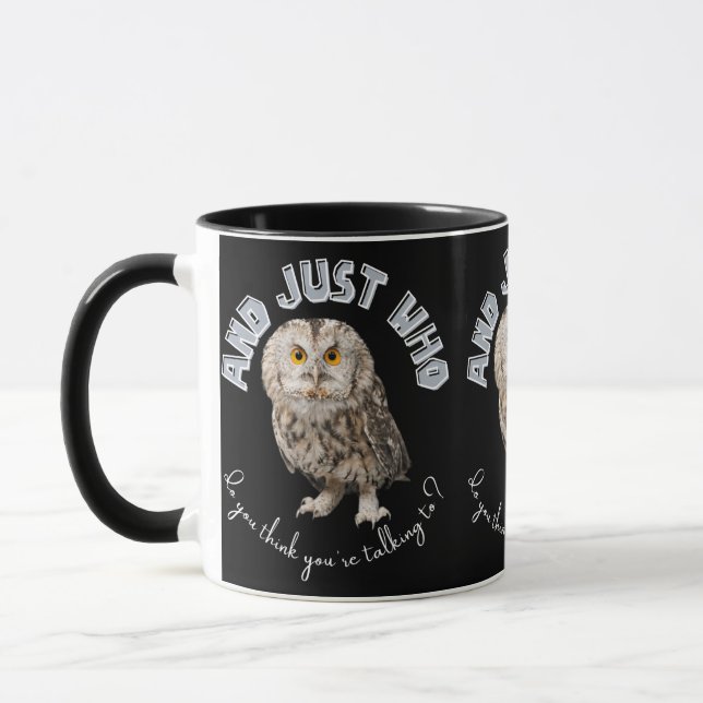 Caneca E com quem você acha que está falando? (Esquerda)