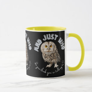 Caneca E com quem você acha que está falando?