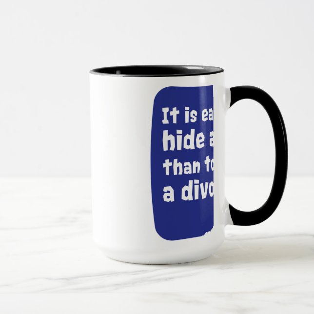 Caneca É mais fácil esconder um corpo (Direita)