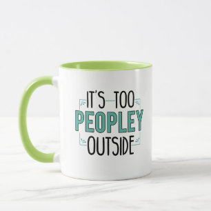 Caneca É Muito Cheio Lá Fora Introvertido