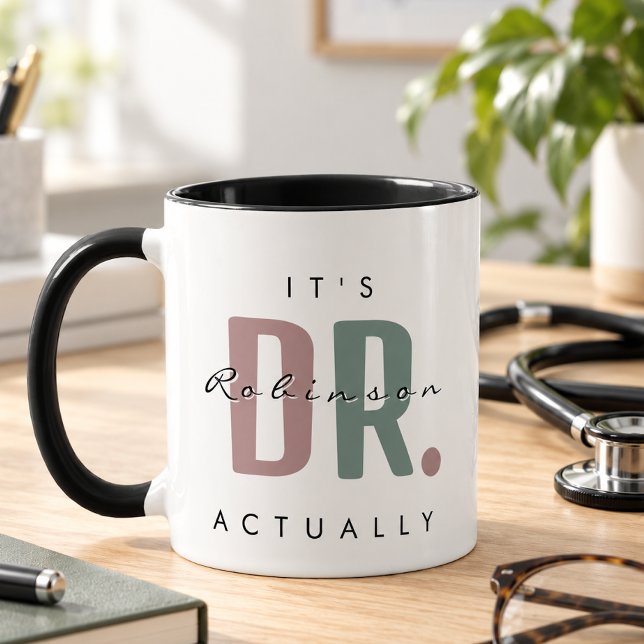 Caneca É o Dr. [Nome Personalizado] na Verdade (Criador carregado)