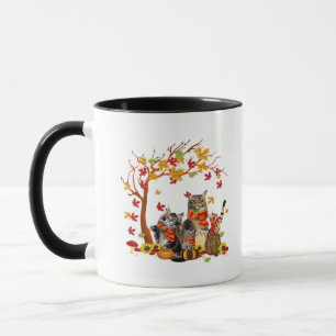 Caneca É o Queda de "Pumpkin Lover Halloween Thanksgivi"