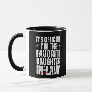Caneca é oficial eu sou a filha favorita na lei