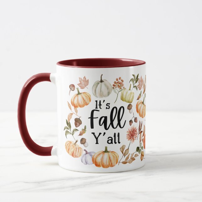 Caneca É outono Y'all (Esquerda)