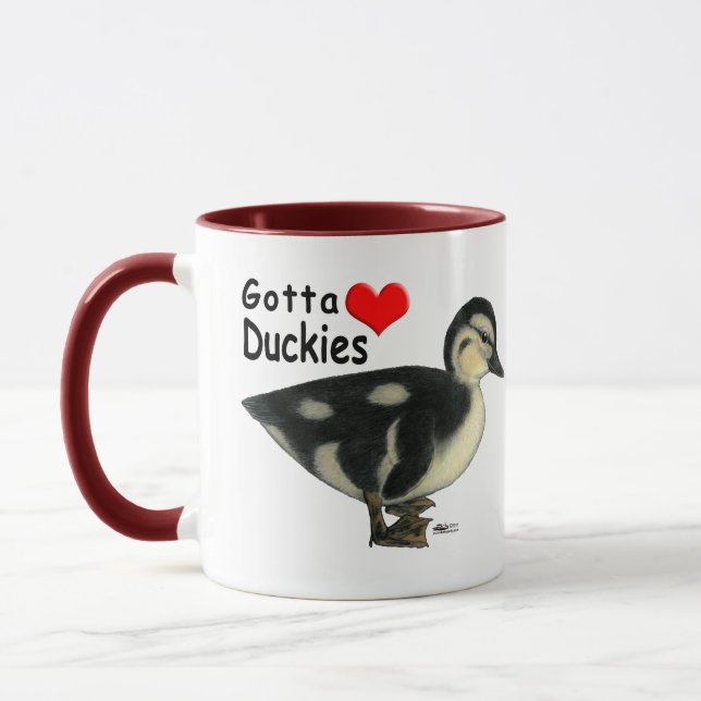 Caneca É preciso amar os patinhos (Esquerda)