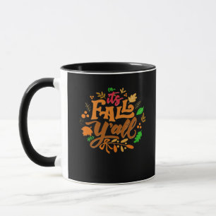Caneca É Queda Y'all Essencial Retro Clássico