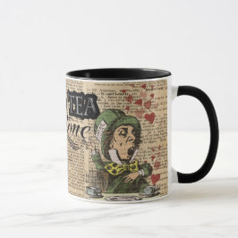 Caneca "É sempre arte louca do dicionário do Hatter do