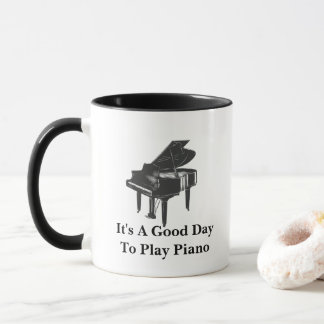 Caneca É Um Bom Dia Para Jogar Pianista Professora
