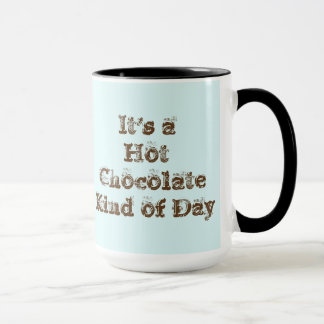 Caneca É um tipo do chocolate quente do dia
