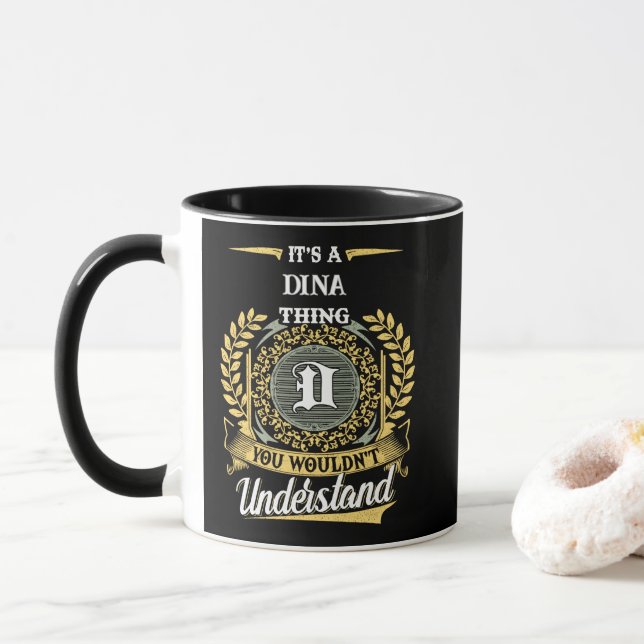 Caneca É uma Coisa da DINA que Você Não Entenderia (Com Donut)