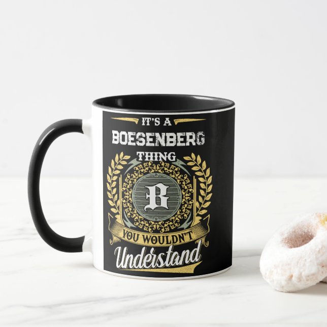 Caneca É uma Coisa de BOESENBERG que Você Não Entenderia (Com Donut)