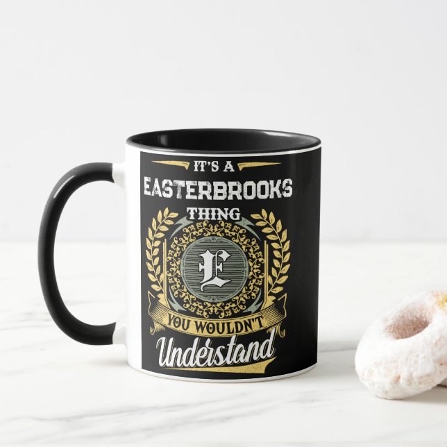 Caneca É uma Coisa de EASTERBROOKS que Você Não Entenderi (Com Donut)