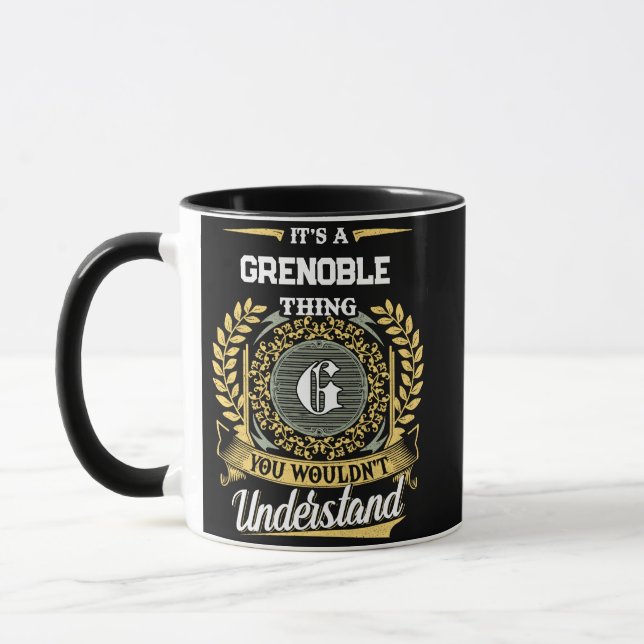 Caneca É uma Coisa de GRENOBLE que Você Não Entenderia (Esquerda)