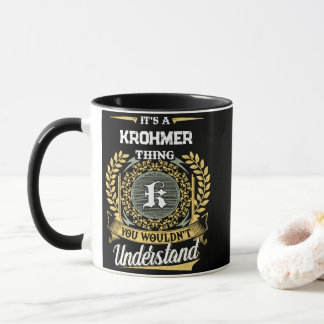 Caneca É uma Coisa de KROHMER que Você Não Entenderia