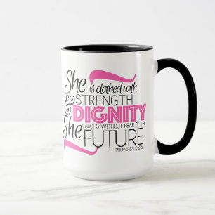 Caneca É vestida na força