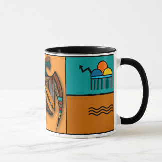 Caneca Eagle abstrato