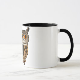 Caneca Eagle-Coruja euro-asiática