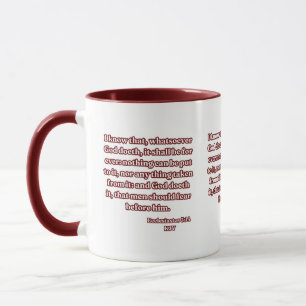 Caneca Eclesiastes 3:14 Bíblia KJV Verso Dois Tons