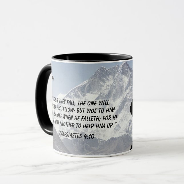 Caneca Eclesiastes 4:10 (Frente Esquerda)