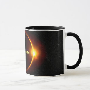 Caneca Eclipse Solar em ação Black 11 oz Combo Mug