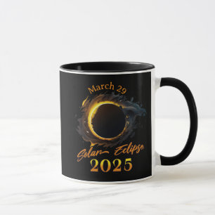 Caneca Eclipse Solar Março 29 2025 Comemorativo