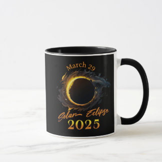 Caneca Eclipse Solar Março 29 2025 Comemorativo