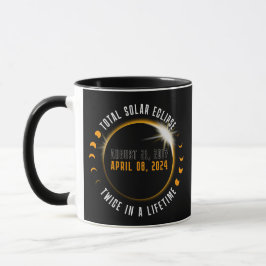 Caneca Eclipse Solar Total 2024 Mug para Star Gazers