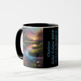 Caneca Eclipse Total do Nome das Flores Sun GPS Spring