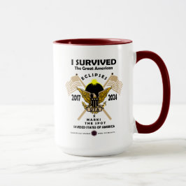 Caneca Eclipses excelentes Americanos
