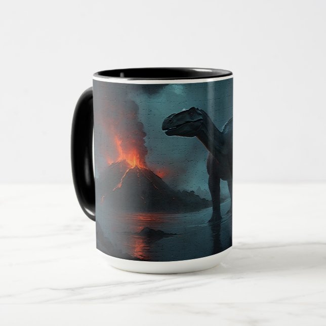 Caneca Ecologia Brontossaurus (Frente Esquerda)