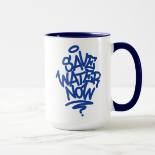 Caneca Economize água agora