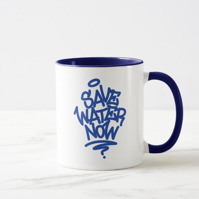 Caneca Economize água agora (Direita)