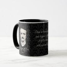 Edgar Allan Poe Gothic Halloween Cotação de Assina