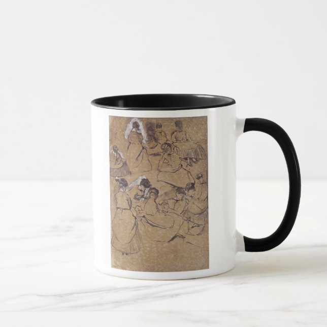 Caneca Edgar Degas | doze estudos das mulheres no traje (Direita)